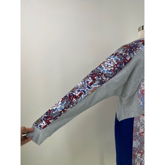 ASOS Africa Floral Patch Long Sleeve Knee Length - Picture 3 of 13